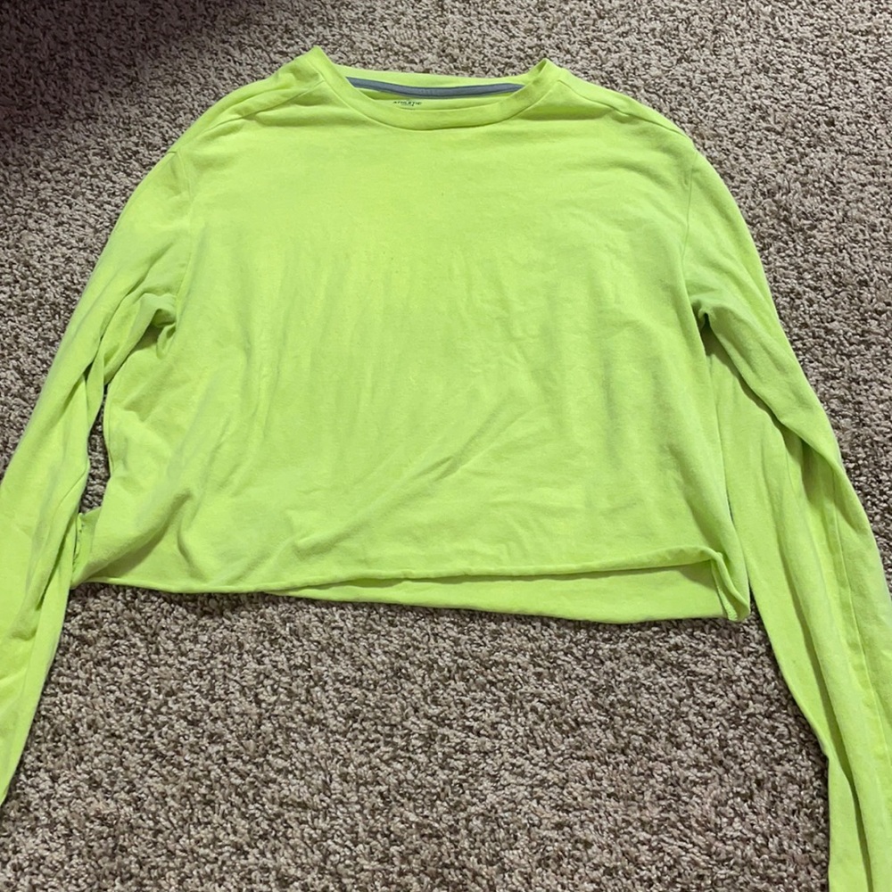 Neon yellow long sleeve